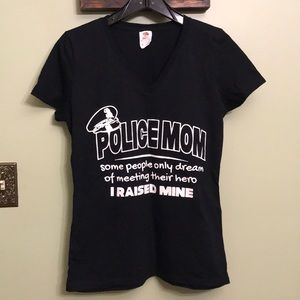 Police mom tshirt